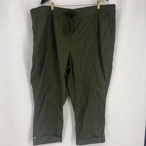 NWT TORRID Pull on Convertible Poplin Cargo Jogger 4X
